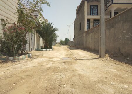 زیرسازی فرعی اول خیابان درمانگاه شهر خور