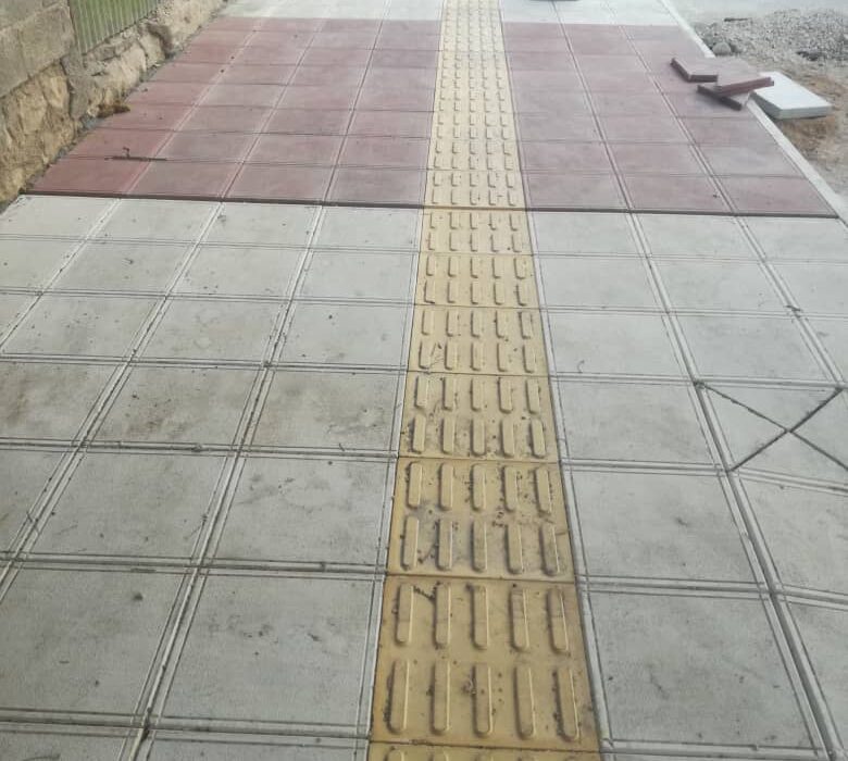 بهسازی پیاده راه خیابان بهارستان شهر مهر