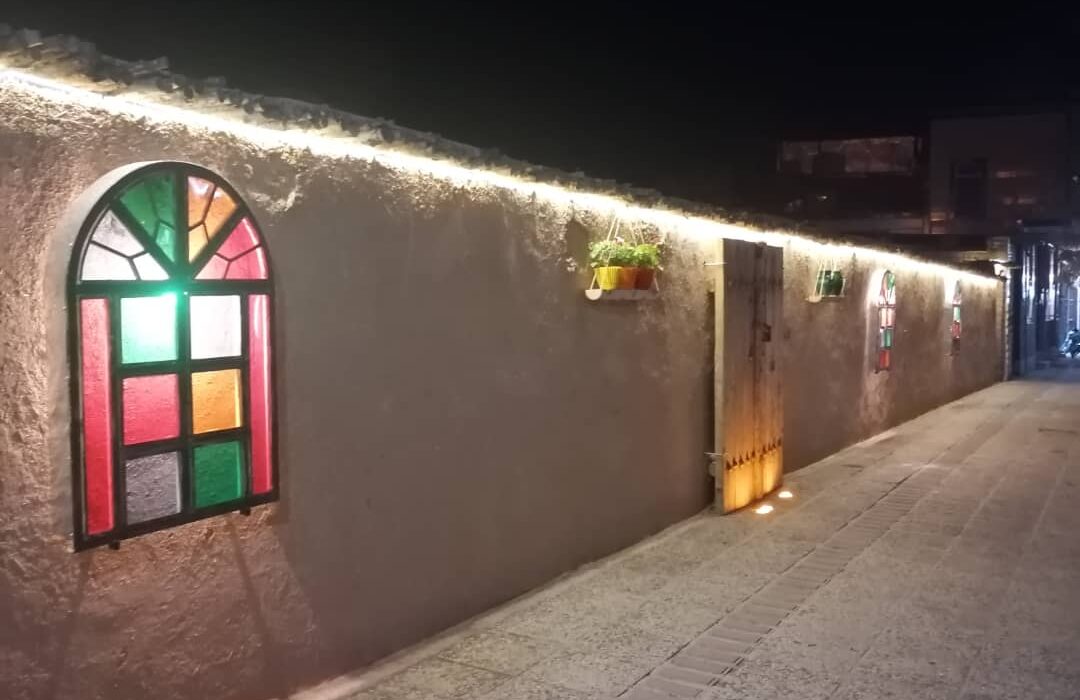 نورپردازی و زیباسازی ورودی خیابان امیرکبیر در استهبان