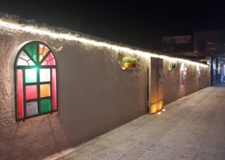 نورپردازی و زیباسازی ورودی خیابان امیرکبیر در استهبان