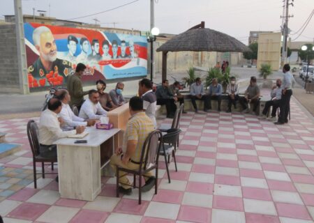 برگزاری «میز خدمت» شهرداری و شورای اسلامی شهر لطیفی در پارک زائرین