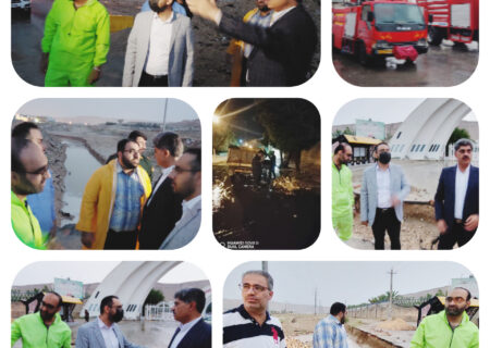 اقدامات ضربتی شهرداری و شورای اسلامی شهر گراش در راستای پیشگیری و کنترل سیلاب
