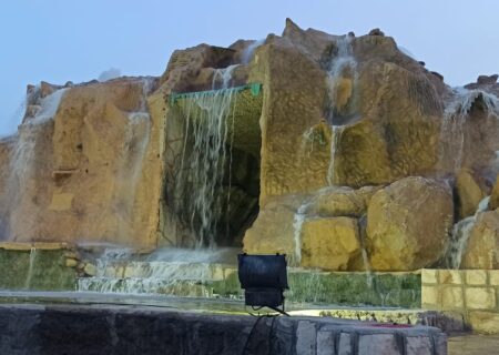 راه اندازی آبنمای زیبای بوستان مهر از دریچه دوربین روابط عمومی