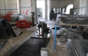 گزارش تصویری/ادامه عملیات پروژه ساختمان جدید شهرداری لار
