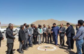 آغاز عملیات ساخت طرح ۶۶ واحدی نهضت ملی مسکن در شهر بهمن