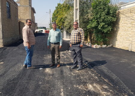 اجرای عملیات زیر سازی وآسفالت معابر شهر سیدان در فاز ۴