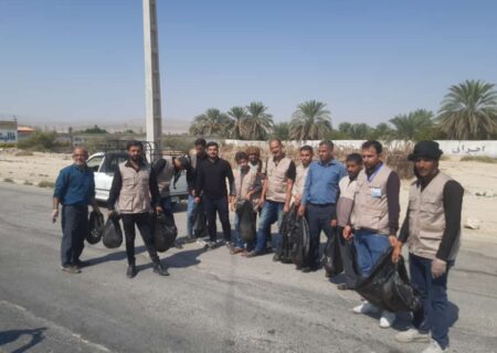 پیام تقدیر و تشکر مشترک شهرداربه همراه رئیس واعضای شورای اسلامی شهرقیر از کار جهادی گروه مردمی صدای پای غدیر در راستای نظافت و جمع آوری زباله های مسیر پیاده روی اربعین حسینی و ارتقای فرهنگ شهروندی