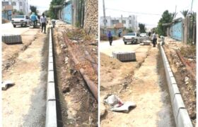 عملیات بازسازی خیابان ثبت احوال – شهرداری فراشبند
