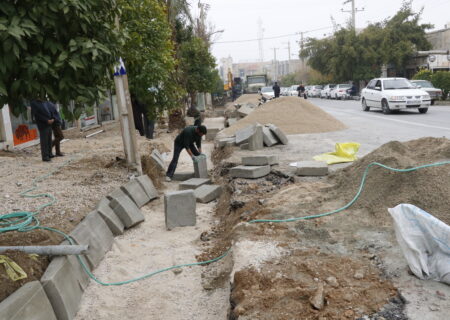 شهردار کازرون از اجرای بهسازی خیابان قدمگاه خبر داد