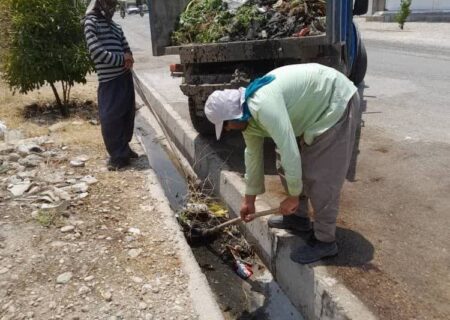 گزارش تصویری از فعالیت های روزانه خدمات شهری شهرداری خومه زار