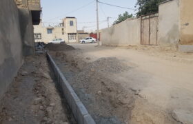 اجرای عملیات لبه گذاری ،زیرسازی وآسفالت خیابان شهیدنبی الله زارع محله علی آباد توسط شهرداری سیدان