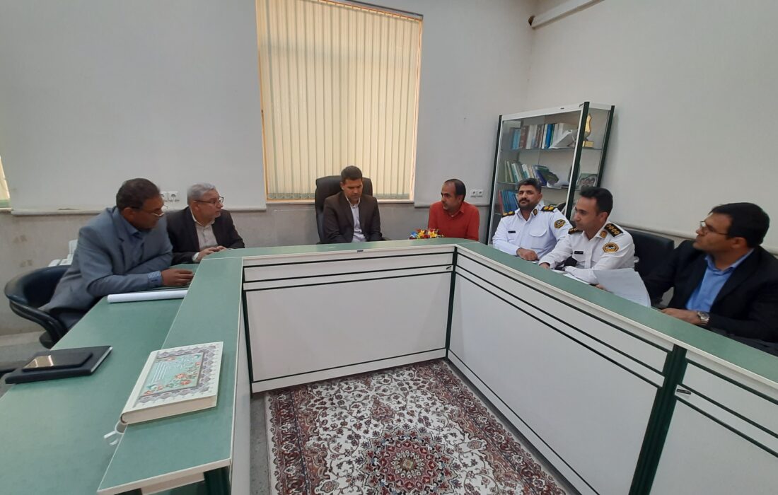 برگزاری جلسه شورای ترافیک شهرستان قیروکارزین با حضور مهندس علیپورنسب شهردارقیر