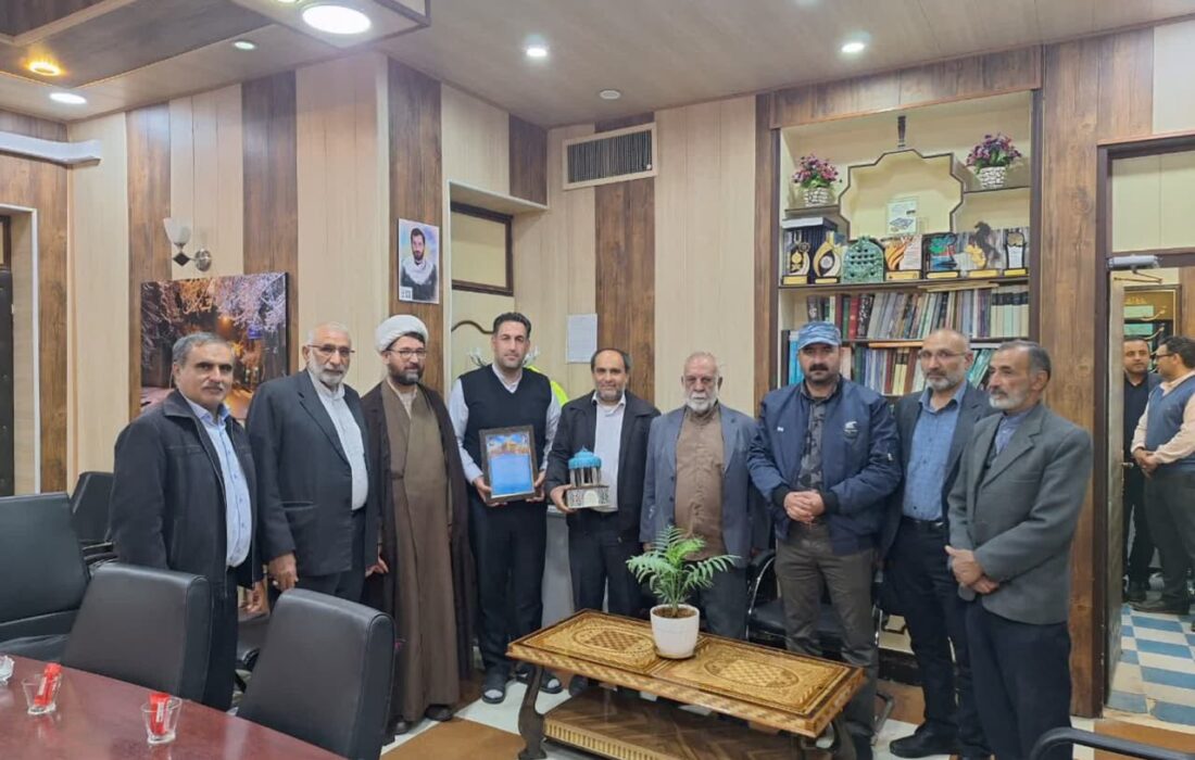 دیدار شهردار با رئیس سازمان تبلیغات اسلامی و اعضای هیئات مذهبی شهرستان استهبان