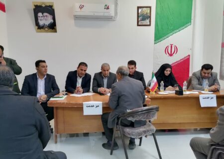 برگزار شدن میز خدمت به مناسبت دهه پر فروغ فجر انقلاب اسلامی در بخش سیمکان_شهر دوزه