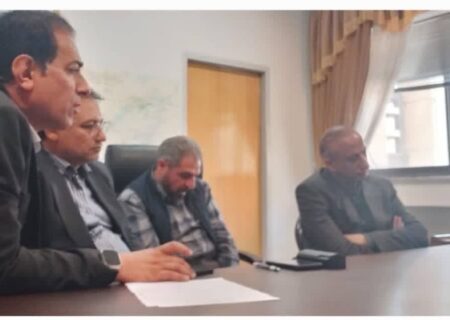 جلسه دفاعیه طرح دفع آب‌های سطحی شهر لطیفی در دفتر فنی استانداری برگزار شد