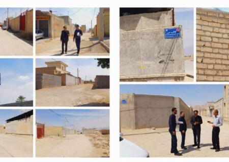 بازدید شهردار لطیفی از معابر شهر جهت اجرای پروژه کانیوا گذاری، زیر سازی و آسفالت در سال جاری