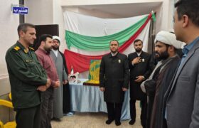 شهرداری جویم/حضور شهردار در مراسم استقبال از خادمان و پرچم مقدس رضوی/اردیبهشت ۱۴۰۴