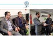 شهرداری لطیفی/ تقدیر از شهردار لطیفی توسط دکتر مهرابی سرپرست بانک سپه حوزه جنوب استان فارس