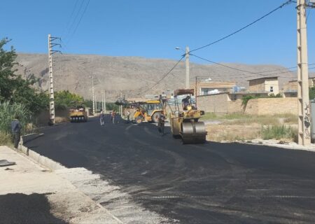 شروع عملیات زیرسازی وآسفالت ۱۴۰۴ توسط شهرداری سیدان