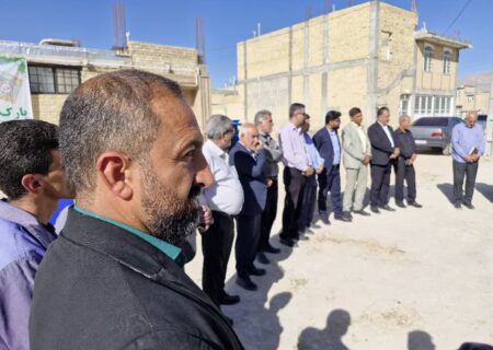 کلنگ زنی پارک خانواده توسط شهرداری در شهر سیدان