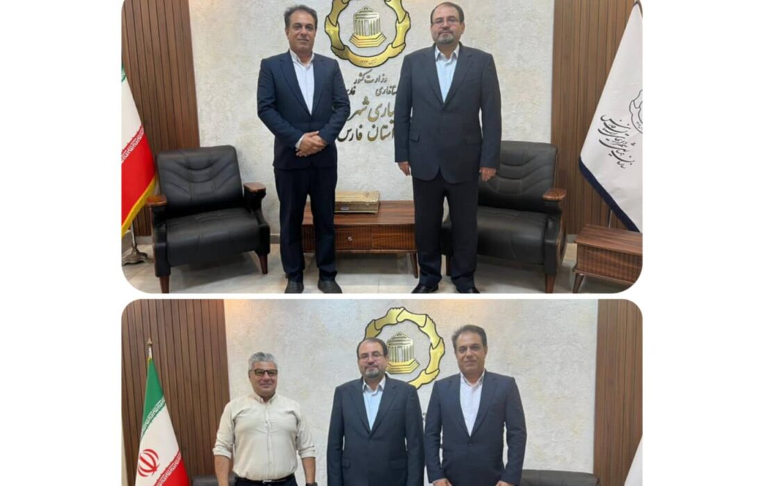 دیدار صمیمی مدیر عامل سازمان همیاری شهرداری های فارس با شهردار لطیفی