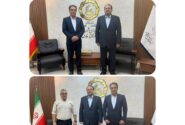 دیدار صمیمی مدیر عامل سازمان همیاری شهرداری های فارس با شهردار لطیفی