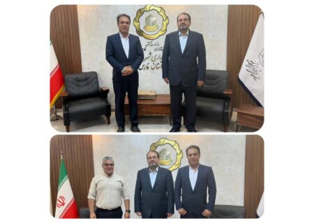 دیدار صمیمی مدیر عامل سازمان همیاری شهرداری های فارس با شهردار لطیفی