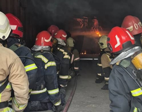 آتش‌نشانان لار با آموزش تخصصی در پایتخت آماده‌تر شدند