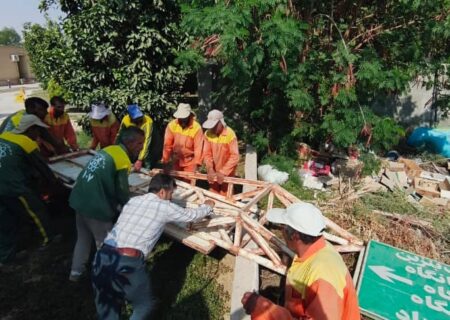 شهرداری جویم/فعالیت واحد خدماتی و فضای سبز/نیمه اول آبان ماه ۱۴۰۴