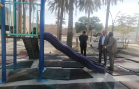 افزایش امکانات رفاهی در پارک‌های لار با اجرای طرح‌های جدید فضای سبز