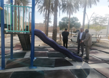 افزایش امکانات رفاهی در پارک‌های لار با اجرای طرح‌های جدید فضای سبز