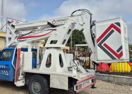 شهرداری جویم/تجهیز ناوگان موتوری شهرداری به سیستم بالابر/دیماه ۱۴۰۴