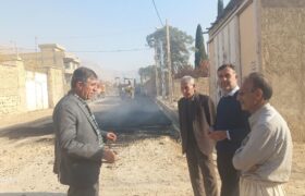 آغاز عملیات اجرای روکش و آسفالت معابر شهر سیدان