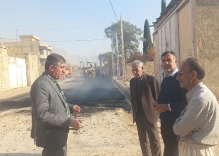 آغاز عملیات اجرای روکش و آسفالت معابر شهر سیدان