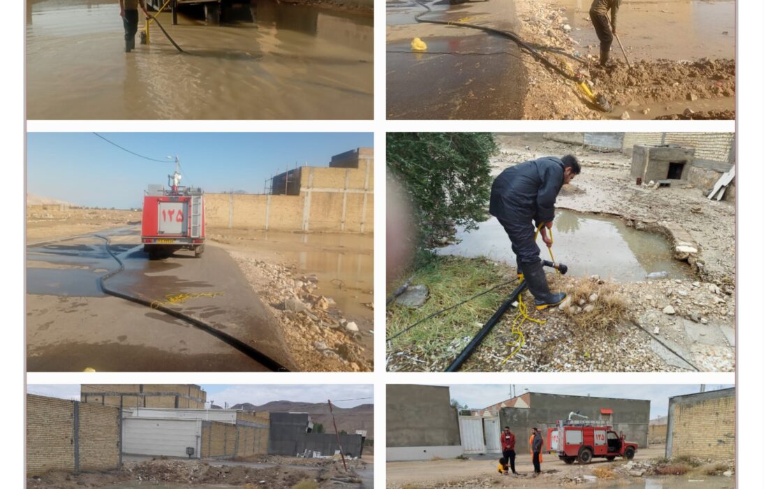 🚨ادامه امدادرسانی بی‌وقفه نیروهای شهرداری لطیفی به نقاط آسیب‌دیده شهر پس از باران شدید