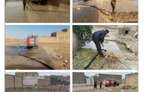 🚨ادامه امدادرسانی بی‌وقفه نیروهای شهرداری لطیفی به نقاط آسیب‌دیده شهر پس از باران شدید