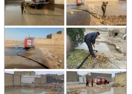 🚨ادامه امدادرسانی بی‌وقفه نیروهای شهرداری لطیفی به نقاط آسیب‌دیده شهر پس از باران شدید