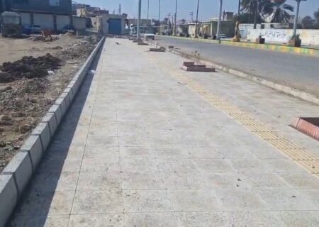 شهرداری جویم/موزائیک فرش ورودی شهر/دیماه ۱۴۰۴