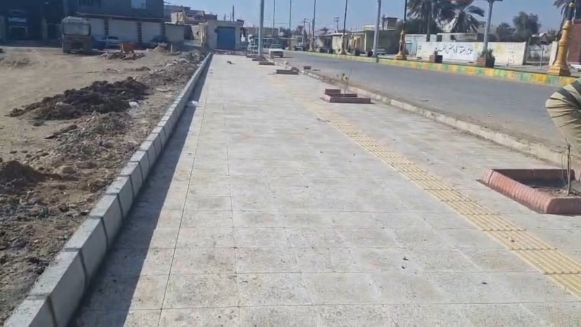 شهرداری جویم/موزائیک فرش ورودی شهر/دیماه ۱۴۰۴