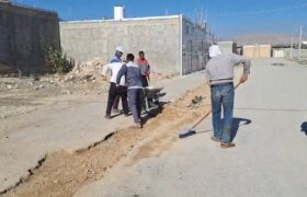 شهرداری جویم/مرمت مسیرهای حفاری شرکت گاز/دیماه ۱۴۰۴