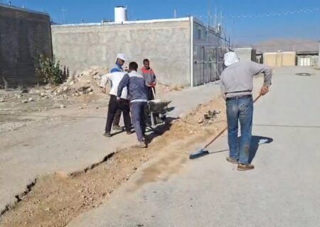 شهرداری جویم/مرمت مسیرهای حفاری شرکت گاز/دیماه ۱۴۰۴