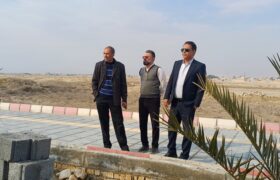 بازدید میدانی شهردار لطیفی از پروژه‌های عمرانی شهر