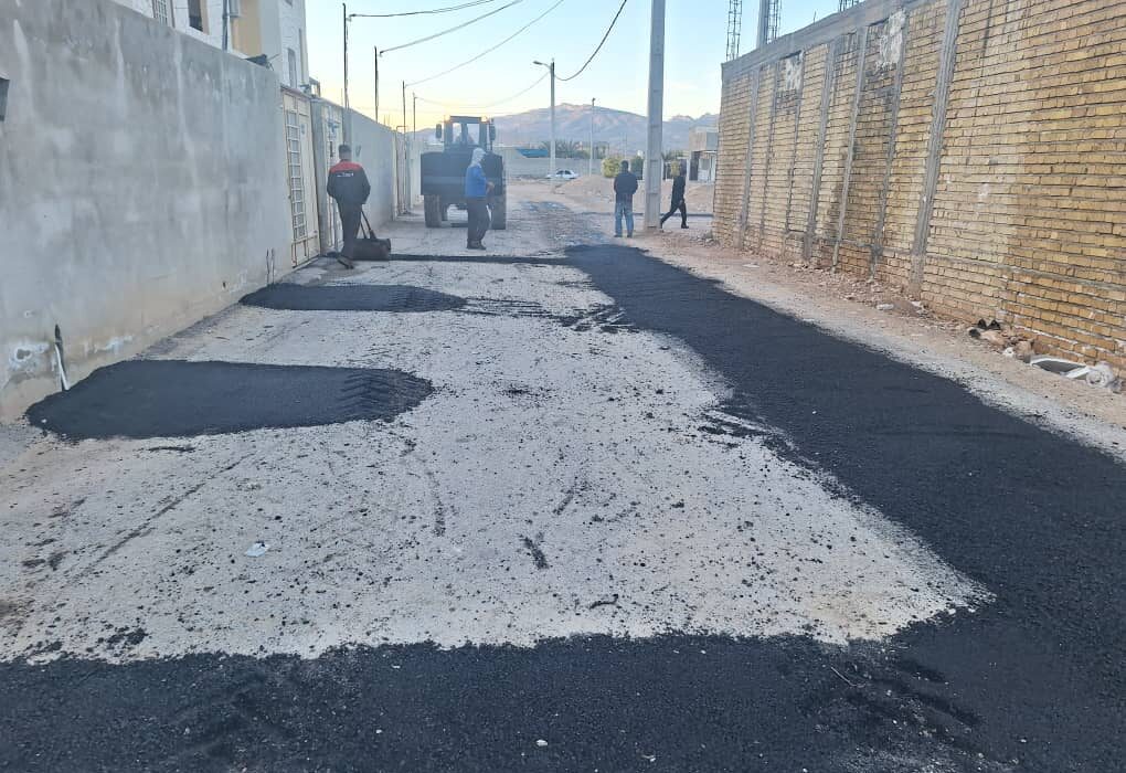 شهرداری جویم/قیرپاشی/آسفالت/مسیرهای حفاری گاز/۱۴۰۴