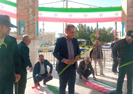 غبار روبی گلزار شهدای شهر لطیفی