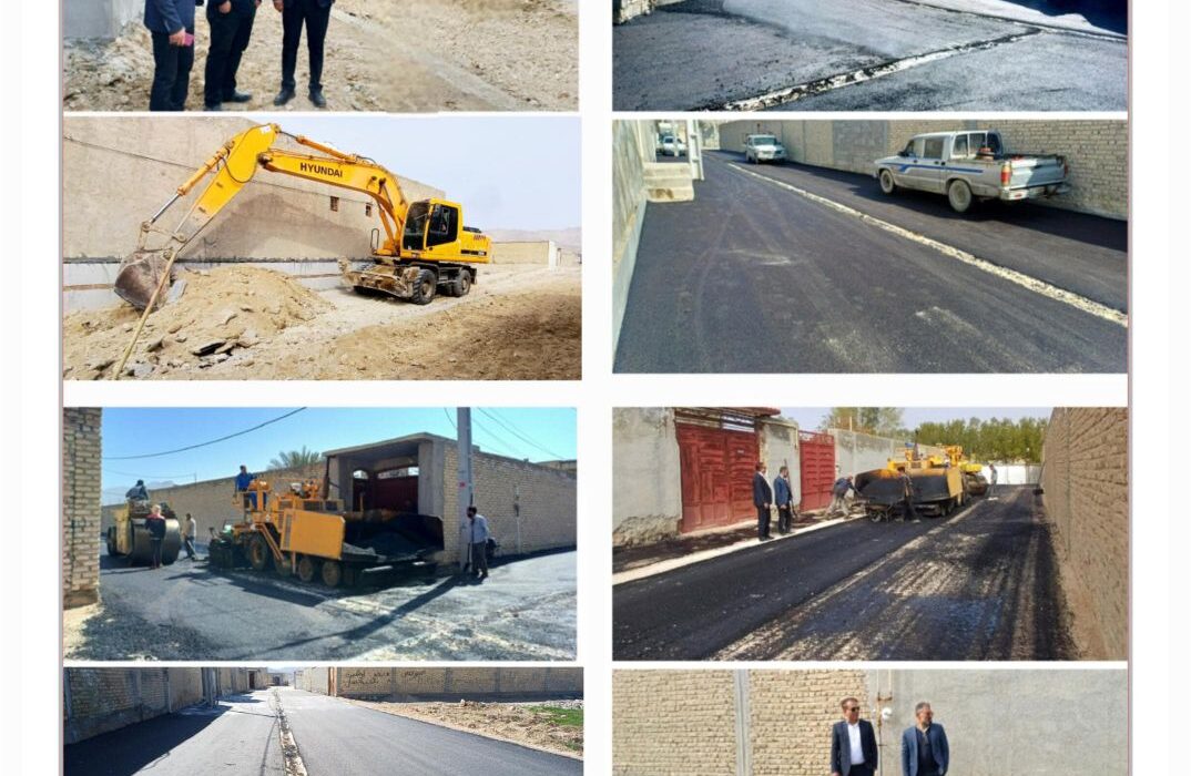 🛣️چهره جدید معابر سطح شهر لطیفی با تداوم پروژه آسفالت ۱۴۰۴