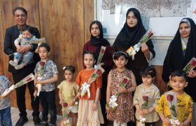 تجلیل از دختران در دهه مبارک کرامت با حضور خانواده سهدای شهرداری لطیفی