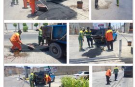 🛣️عملیات لکه‌گیری و ترمیم آسفالت معابر سطح شهر لطیفی