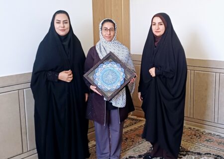 دیدار و تقدیر از بانوی مجروح حادثه دادگستری لارستان در لطیفی