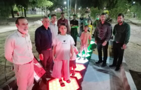 دستگاه بازی تعاملی و رقابتی «کندو» در باغ ملی لار افتتاح شد