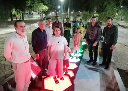 دستگاه بازی تعاملی و رقابتی «کندو» در باغ ملی لار افتتاح شد